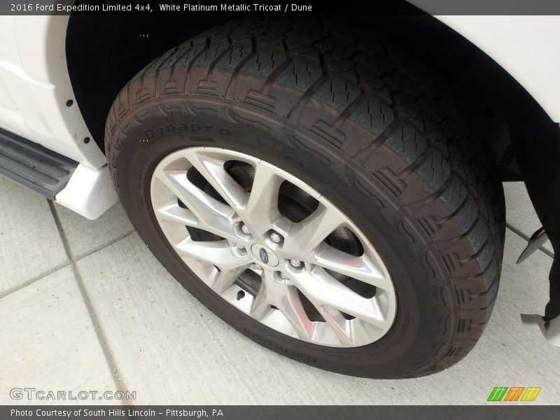 White Platinum Metallic Tricoat / Dune 2016 Ford Expedition Limited 4x4