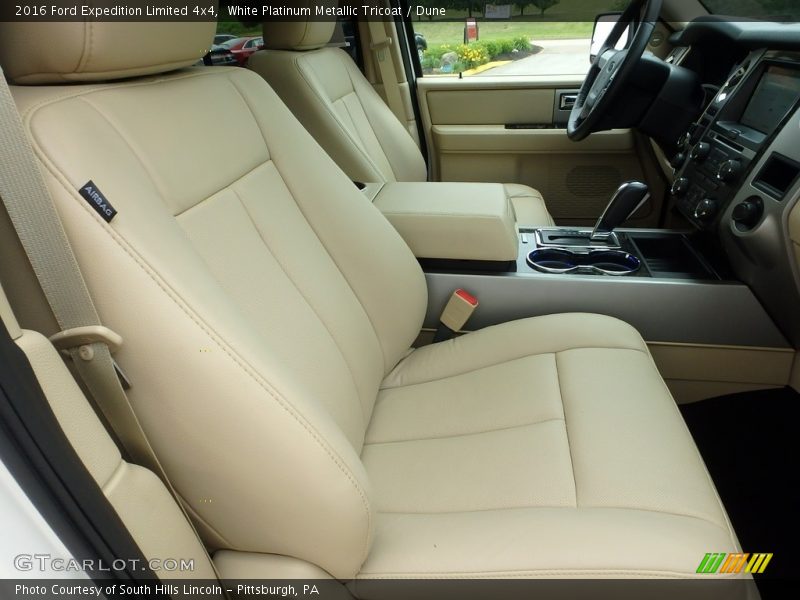 White Platinum Metallic Tricoat / Dune 2016 Ford Expedition Limited 4x4