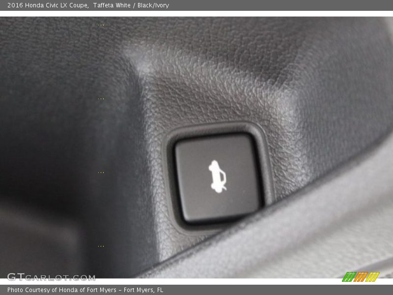Taffeta White / Black/Ivory 2016 Honda Civic LX Coupe