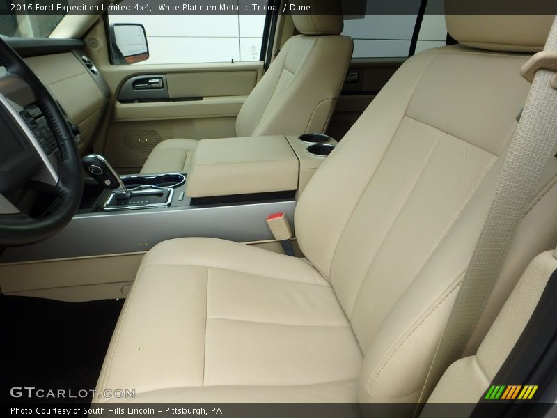 White Platinum Metallic Tricoat / Dune 2016 Ford Expedition Limited 4x4