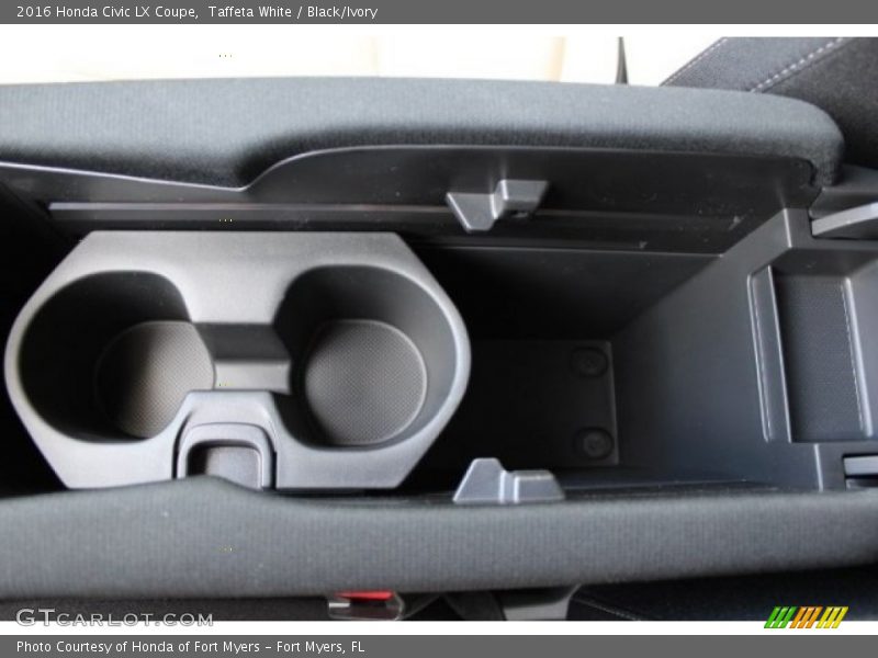 Taffeta White / Black/Ivory 2016 Honda Civic LX Coupe