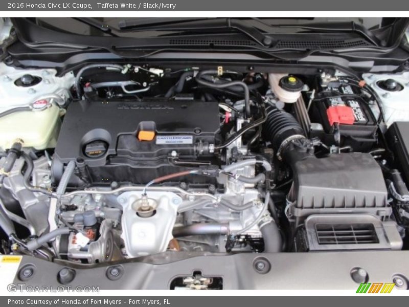 Taffeta White / Black/Ivory 2016 Honda Civic LX Coupe