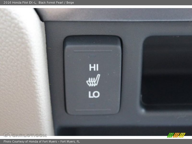 Black Forest Pearl / Beige 2016 Honda Pilot EX-L