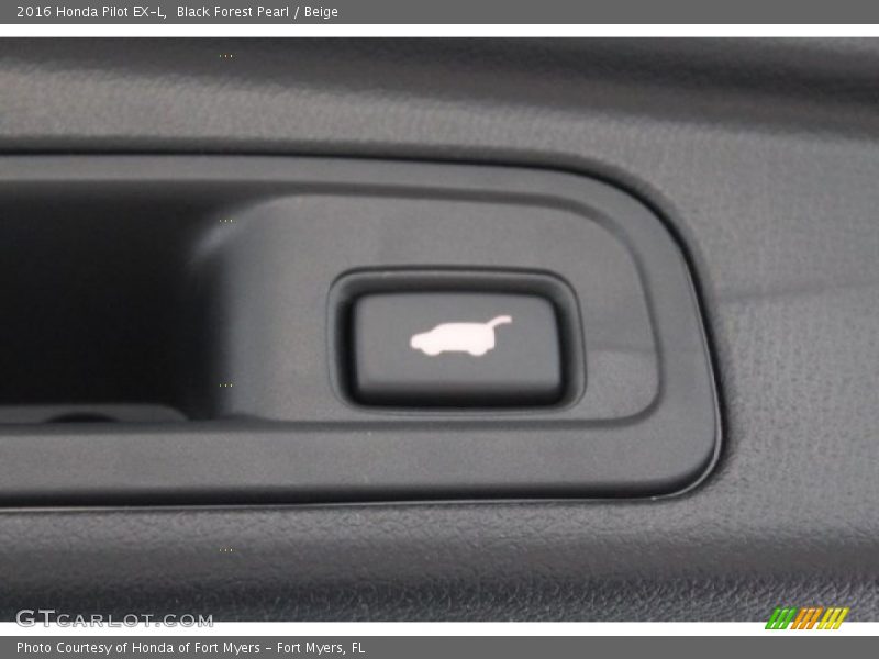 Black Forest Pearl / Beige 2016 Honda Pilot EX-L