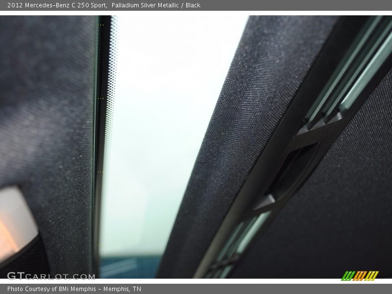 Palladium Silver Metallic / Black 2012 Mercedes-Benz C 250 Sport