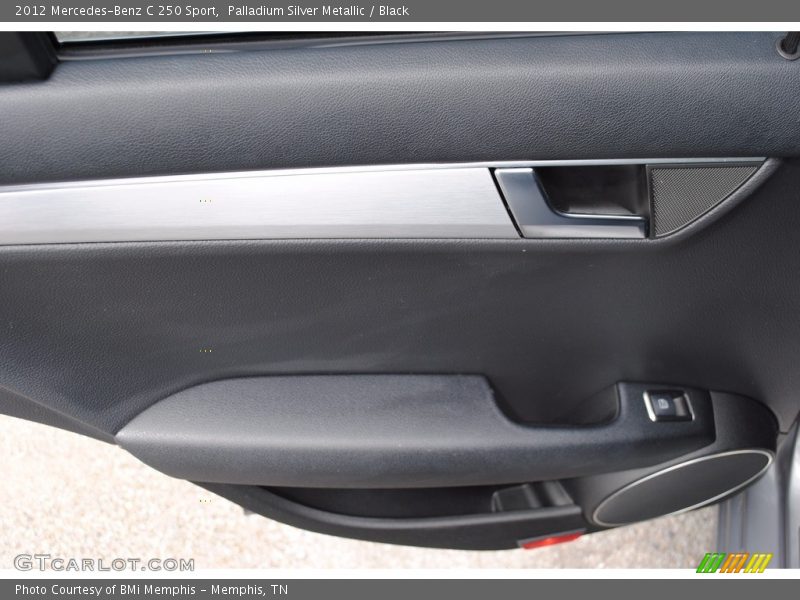 Palladium Silver Metallic / Black 2012 Mercedes-Benz C 250 Sport
