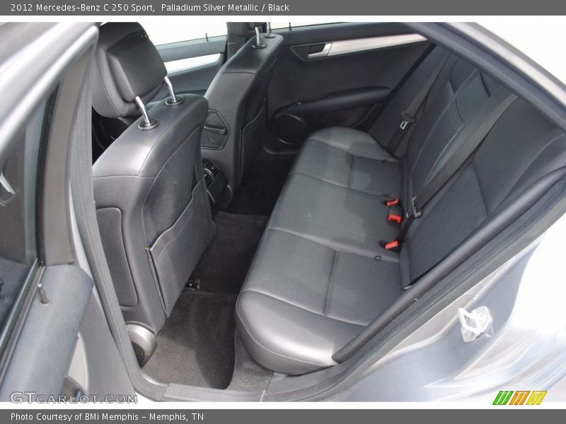 Palladium Silver Metallic / Black 2012 Mercedes-Benz C 250 Sport