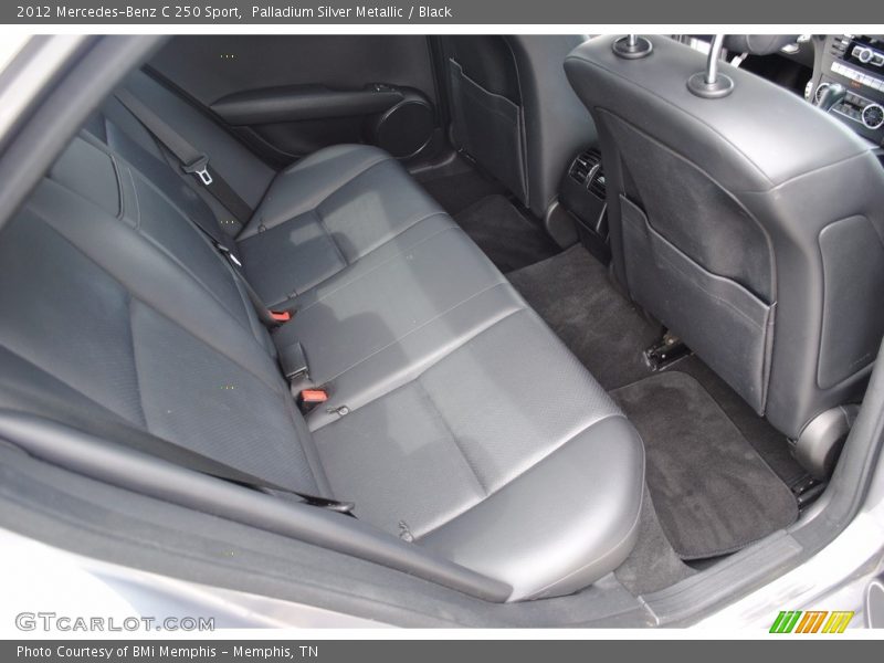 Palladium Silver Metallic / Black 2012 Mercedes-Benz C 250 Sport