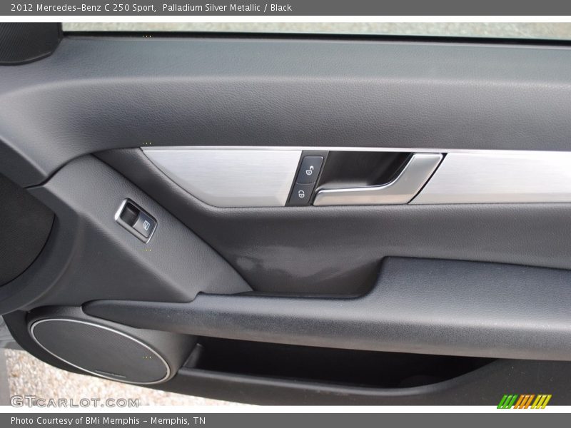 Palladium Silver Metallic / Black 2012 Mercedes-Benz C 250 Sport