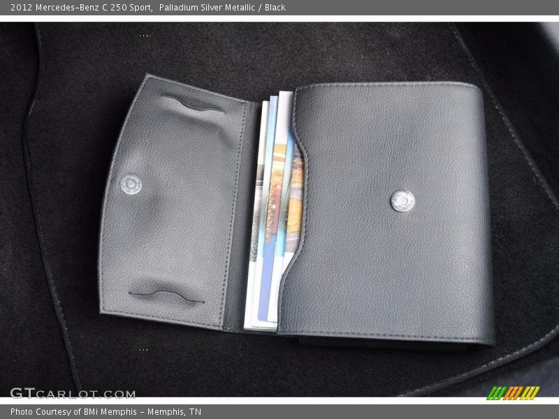 Palladium Silver Metallic / Black 2012 Mercedes-Benz C 250 Sport