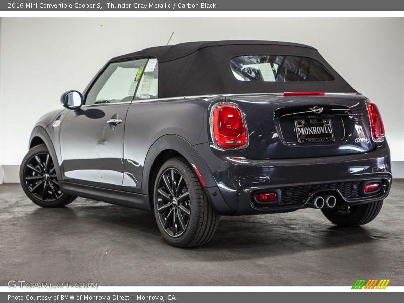 Thunder Gray Metallic / Carbon Black 2016 Mini Convertible Cooper S