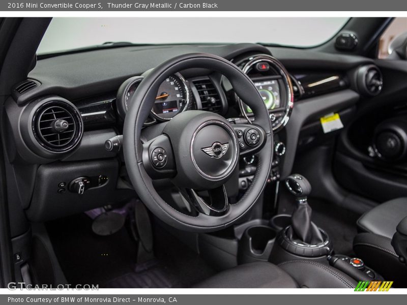 Thunder Gray Metallic / Carbon Black 2016 Mini Convertible Cooper S