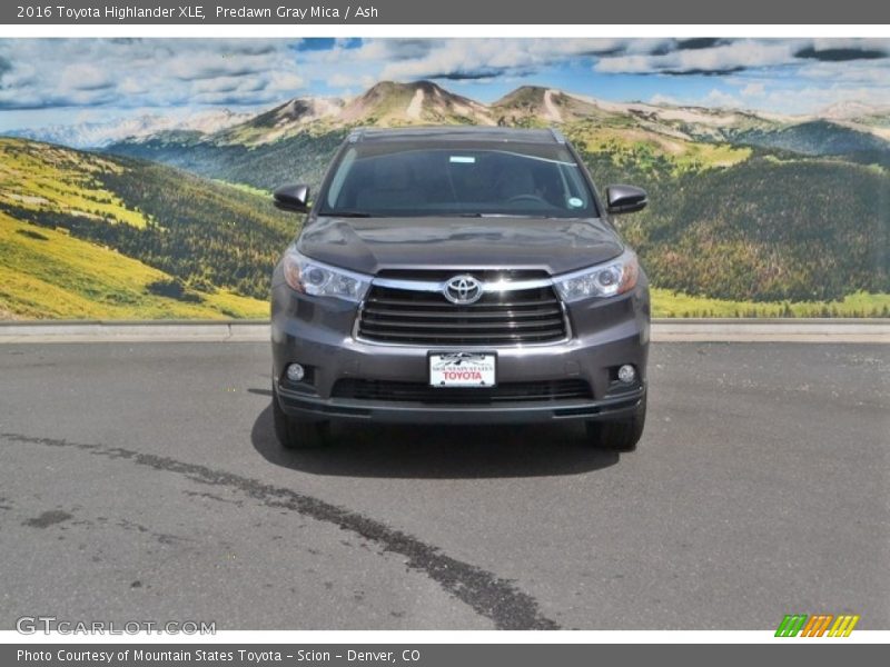 Predawn Gray Mica / Ash 2016 Toyota Highlander XLE