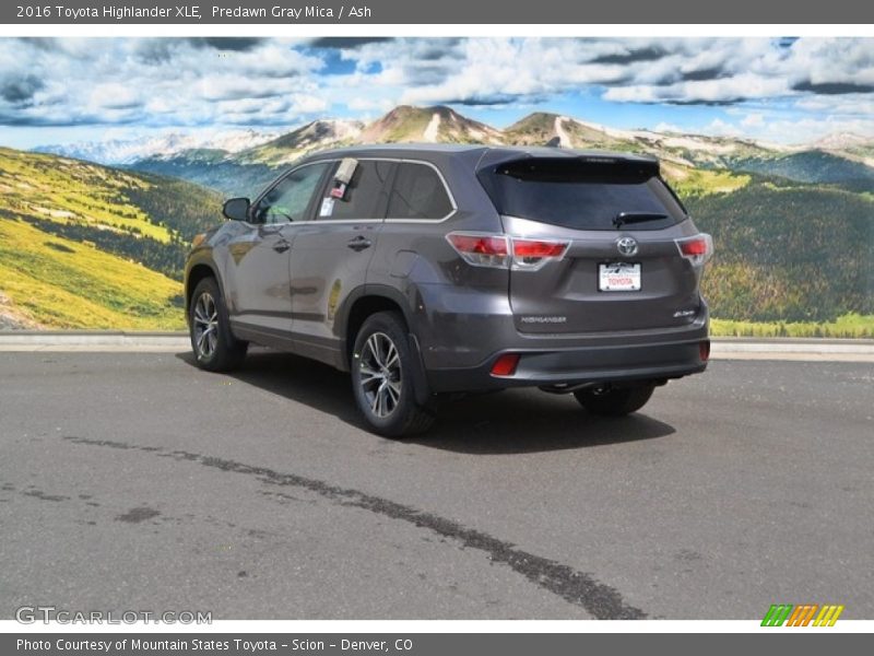 Predawn Gray Mica / Ash 2016 Toyota Highlander XLE