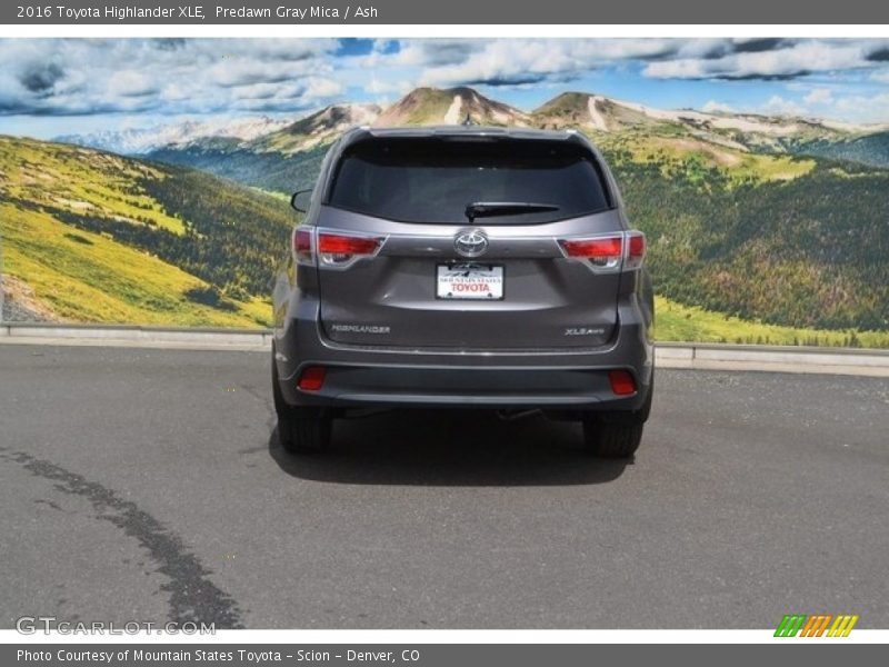Predawn Gray Mica / Ash 2016 Toyota Highlander XLE