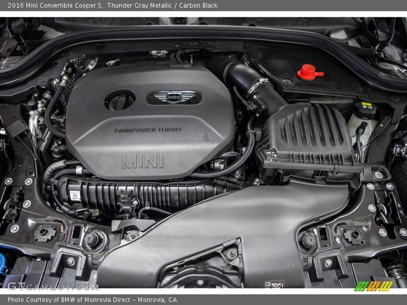 Thunder Gray Metallic / Carbon Black 2016 Mini Convertible Cooper S