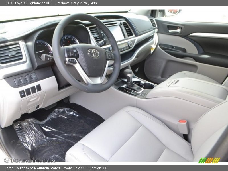 Predawn Gray Mica / Ash 2016 Toyota Highlander XLE
