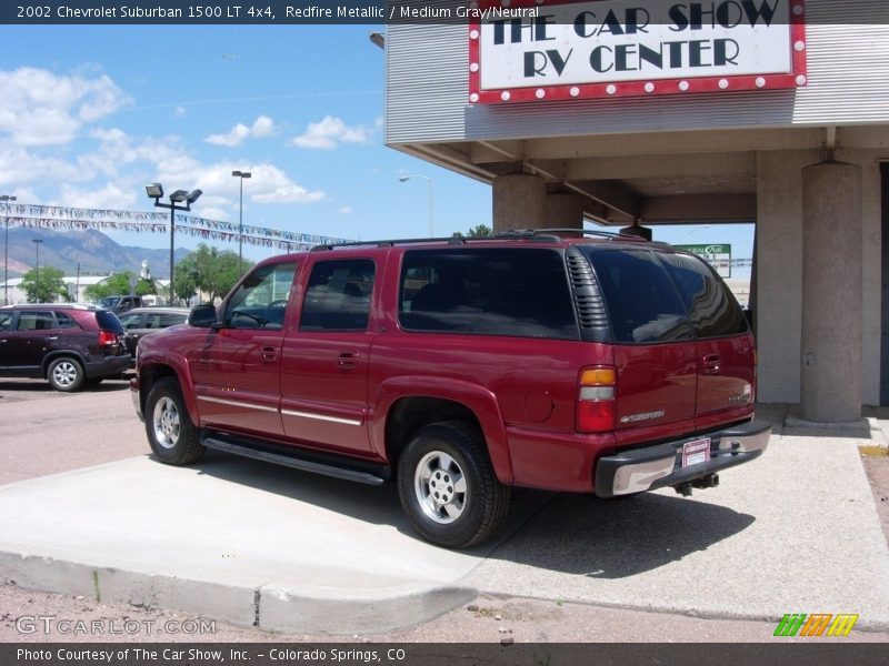 Redfire Metallic / Medium Gray/Neutral 2002 Chevrolet Suburban 1500 LT 4x4