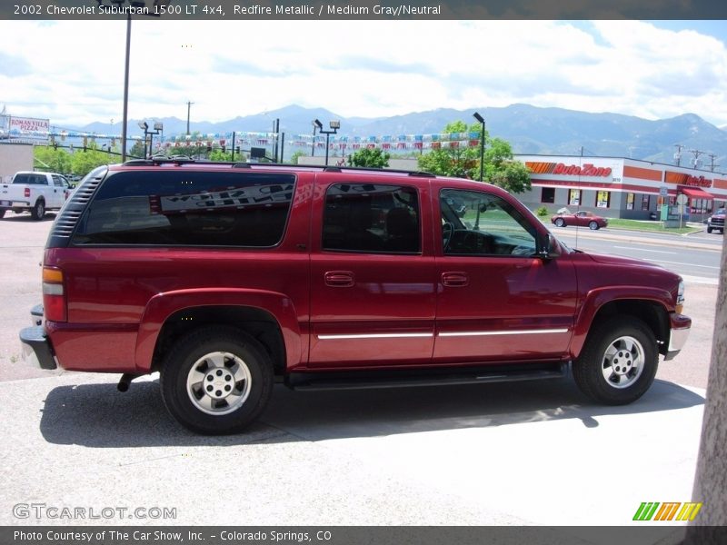 Redfire Metallic / Medium Gray/Neutral 2002 Chevrolet Suburban 1500 LT 4x4