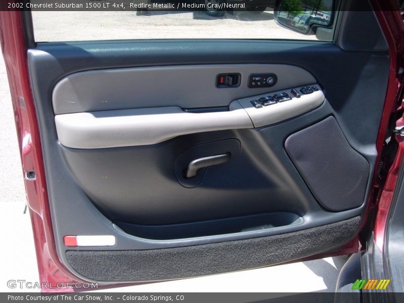 Redfire Metallic / Medium Gray/Neutral 2002 Chevrolet Suburban 1500 LT 4x4