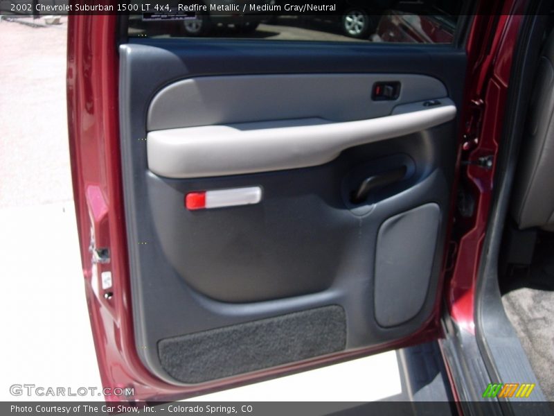 Redfire Metallic / Medium Gray/Neutral 2002 Chevrolet Suburban 1500 LT 4x4