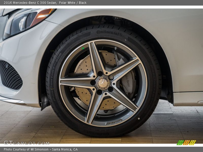 Polar White / Black 2016 Mercedes-Benz C 300 Sedan