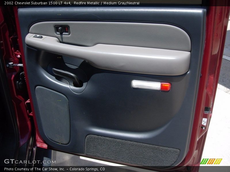 Redfire Metallic / Medium Gray/Neutral 2002 Chevrolet Suburban 1500 LT 4x4