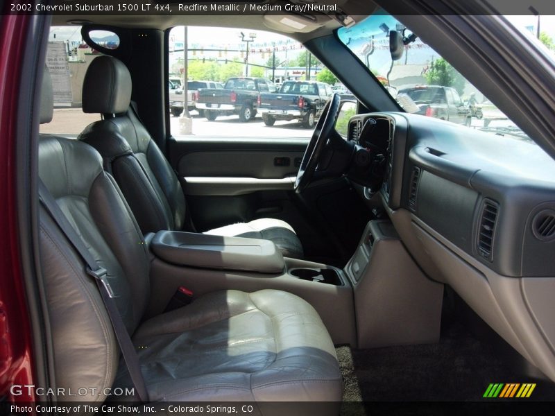 Redfire Metallic / Medium Gray/Neutral 2002 Chevrolet Suburban 1500 LT 4x4
