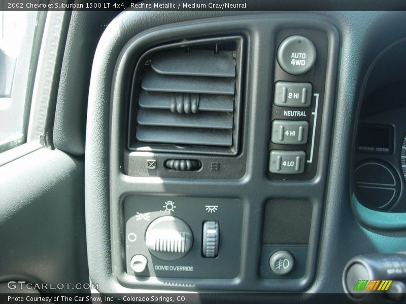Redfire Metallic / Medium Gray/Neutral 2002 Chevrolet Suburban 1500 LT 4x4