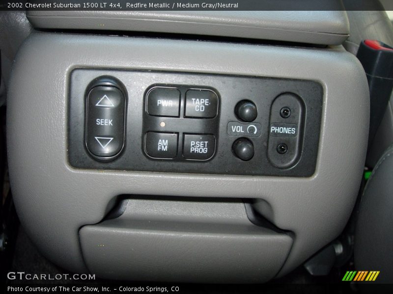 Redfire Metallic / Medium Gray/Neutral 2002 Chevrolet Suburban 1500 LT 4x4