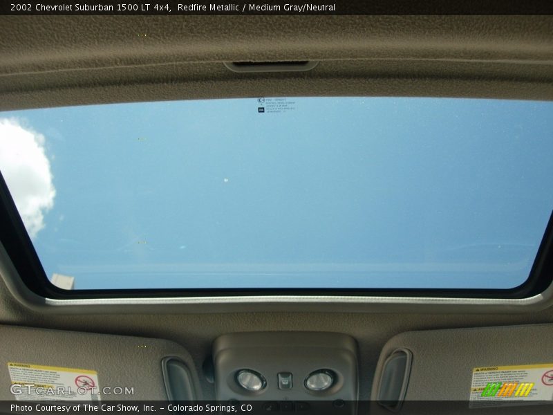Redfire Metallic / Medium Gray/Neutral 2002 Chevrolet Suburban 1500 LT 4x4