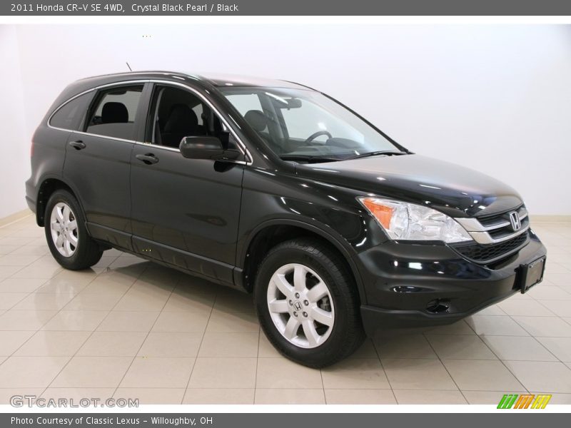 Crystal Black Pearl / Black 2011 Honda CR-V SE 4WD