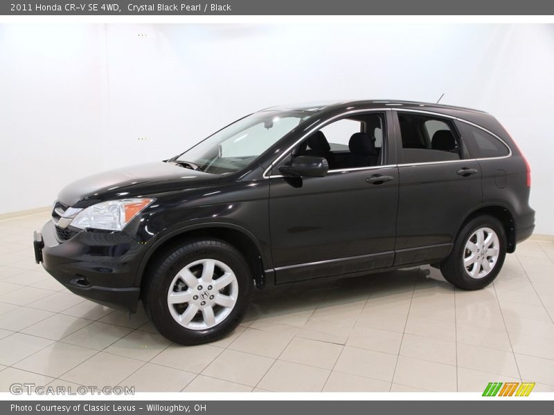 Crystal Black Pearl / Black 2011 Honda CR-V SE 4WD