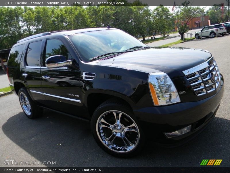 Black Raven / Cashmere/Cocoa 2010 Cadillac Escalade Premium AWD