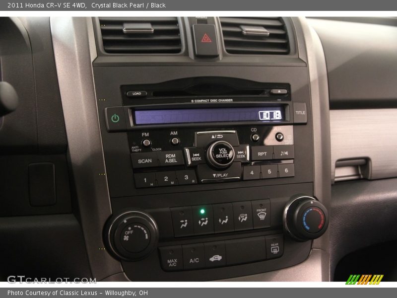 Crystal Black Pearl / Black 2011 Honda CR-V SE 4WD