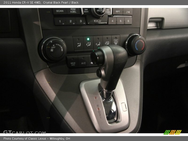 Crystal Black Pearl / Black 2011 Honda CR-V SE 4WD