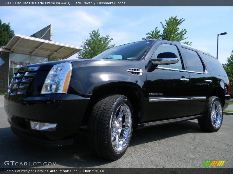 Black Raven / Cashmere/Cocoa 2010 Cadillac Escalade Premium AWD