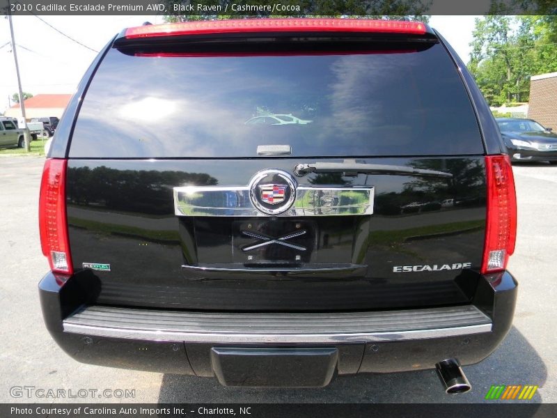 Black Raven / Cashmere/Cocoa 2010 Cadillac Escalade Premium AWD