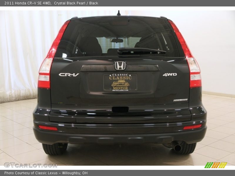 Crystal Black Pearl / Black 2011 Honda CR-V SE 4WD