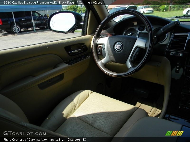 Black Raven / Cashmere/Cocoa 2010 Cadillac Escalade Premium AWD