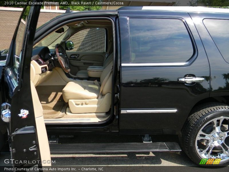 Black Raven / Cashmere/Cocoa 2010 Cadillac Escalade Premium AWD