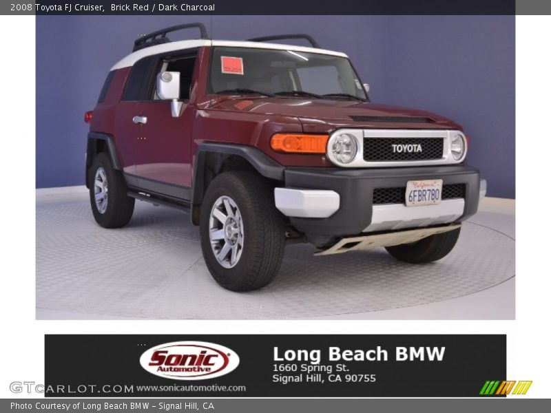 Brick Red / Dark Charcoal 2008 Toyota FJ Cruiser