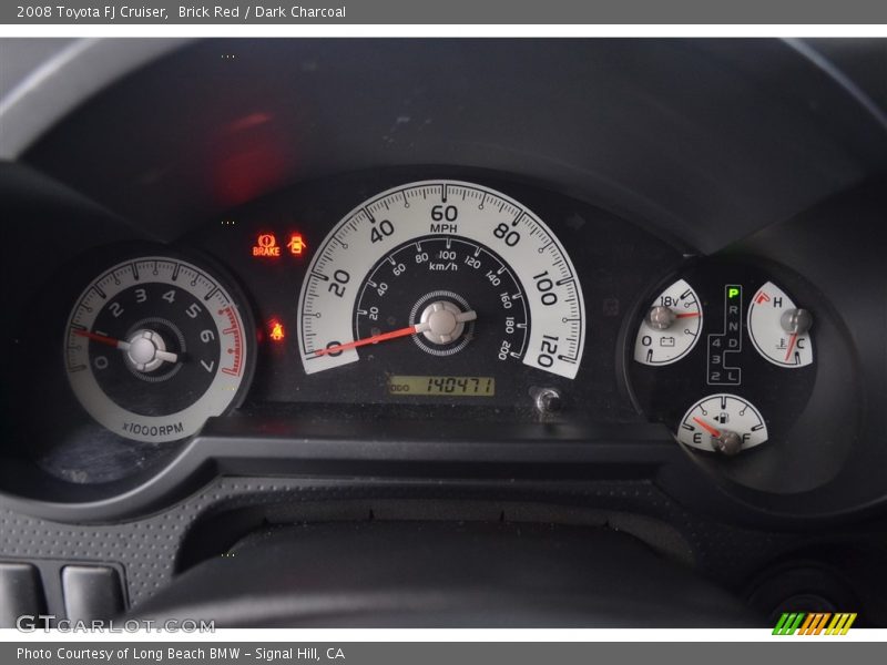 Brick Red / Dark Charcoal 2008 Toyota FJ Cruiser