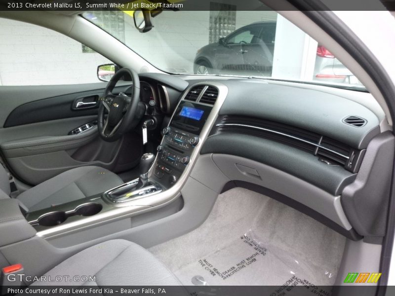 Summit White / Jet Black/Titanium 2013 Chevrolet Malibu LS