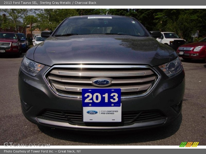 Sterling Gray Metallic / Charcoal Black 2013 Ford Taurus SEL