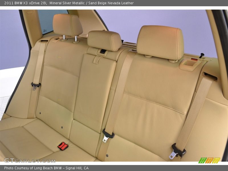Mineral Silver Metallic / Sand Beige Nevada Leather 2011 BMW X3 xDrive 28i