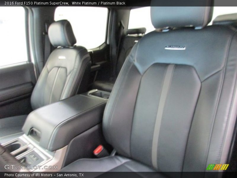White Platinum / Platinum Black 2016 Ford F150 Platinum SuperCrew