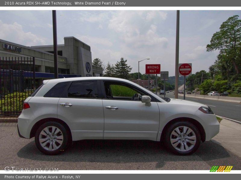 White Diamond Pearl / Ebony 2010 Acura RDX SH-AWD Technology