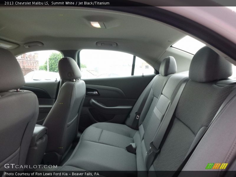 Summit White / Jet Black/Titanium 2013 Chevrolet Malibu LS