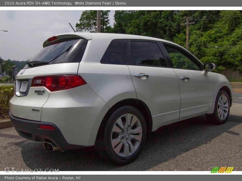White Diamond Pearl / Ebony 2010 Acura RDX SH-AWD Technology